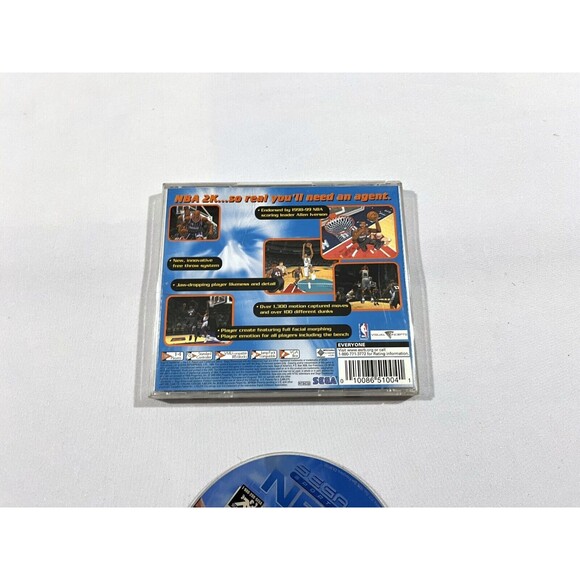 NBA 2k SEGA Dreamcast (1999) CiB Clean Tested AI Vintage Y2K Retro Game - Picture 6 of 6